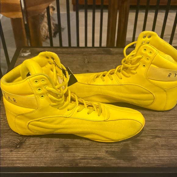 COPY - Ryderwear Men's Yellow High-Top Sneakers - Picture 5 of 7